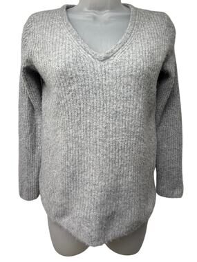 41Hawthorn Shandley Cashmere Ribbed V-Neck Sweater Size Medium Soft Luxury